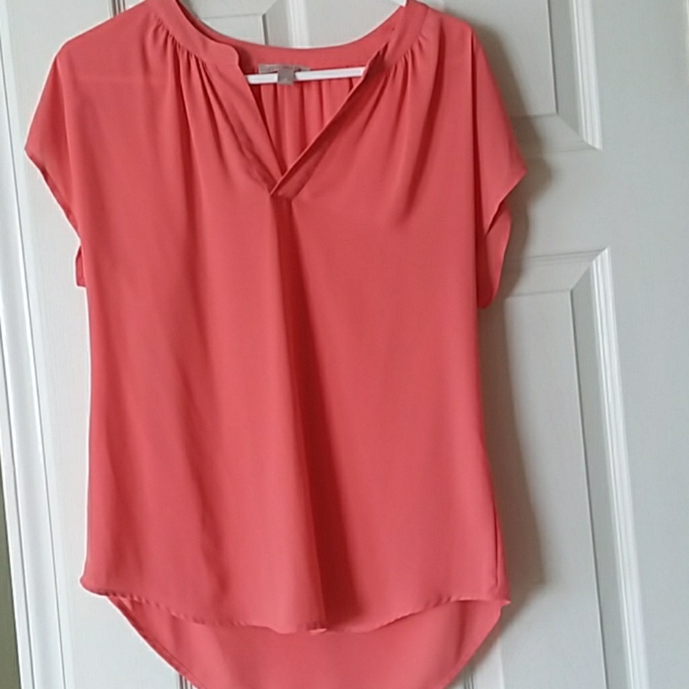 Roz and Ali coral blouse